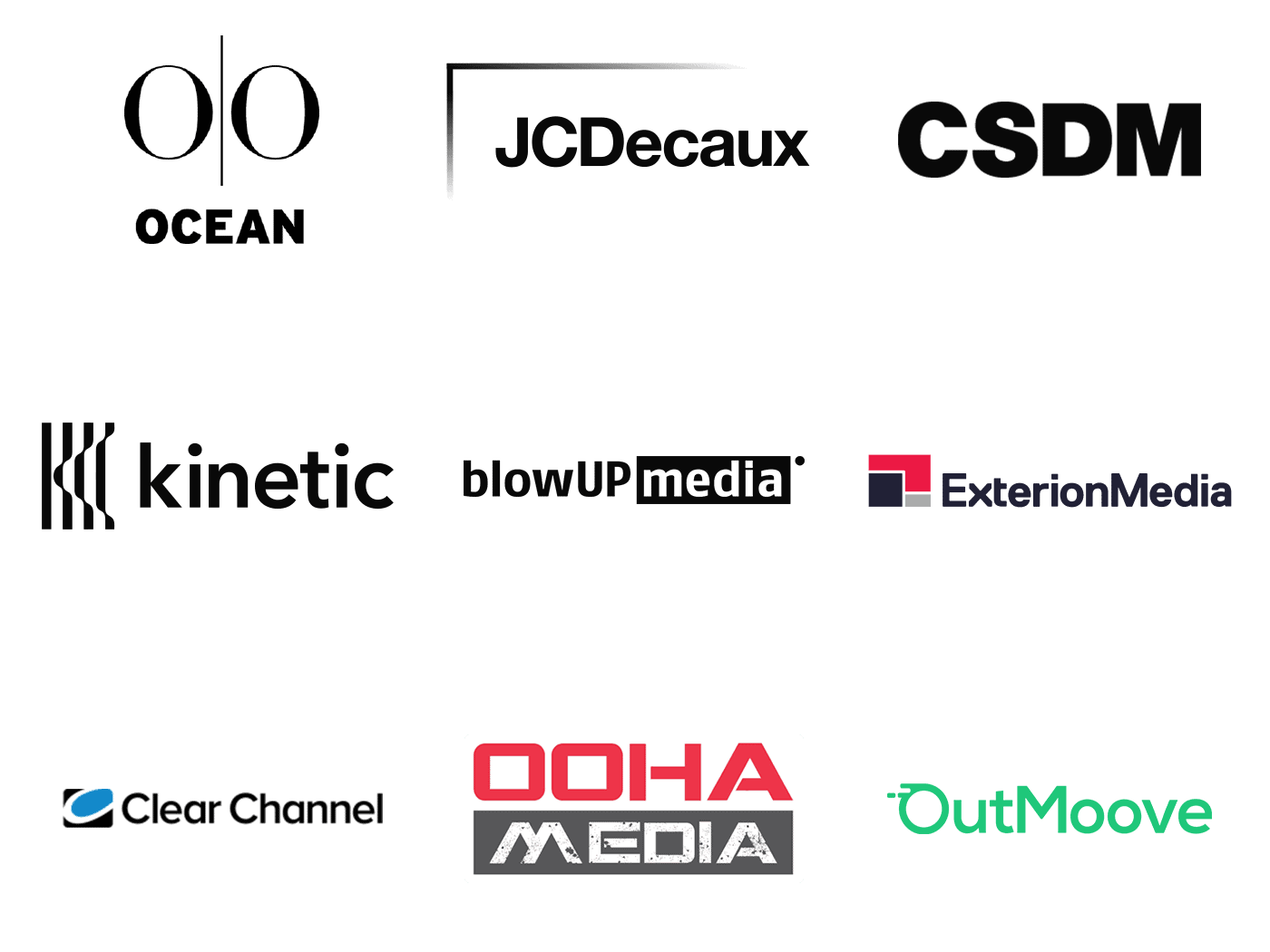 Digital Out Of Home - dooh logos 1