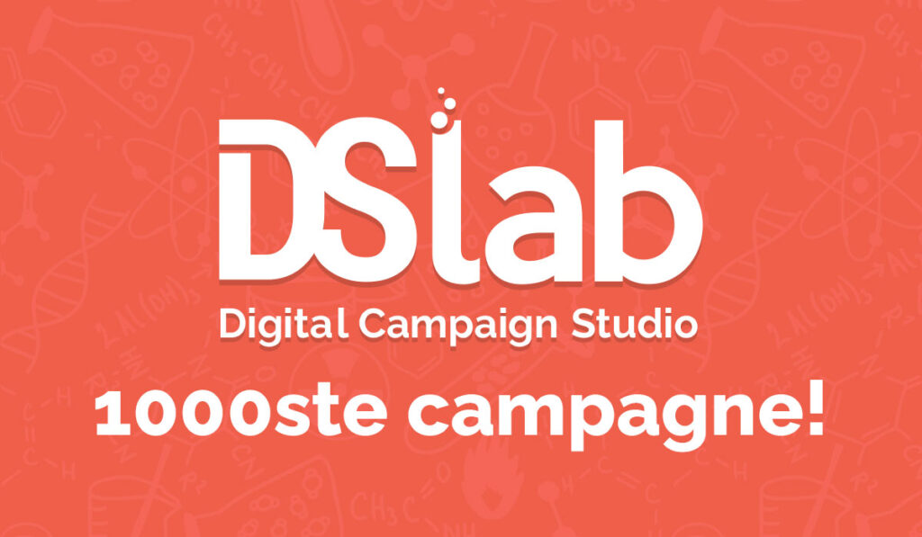 Meer dan 1000 campagnes voorzien van de gaafste creatives! - 1000ste campagne
